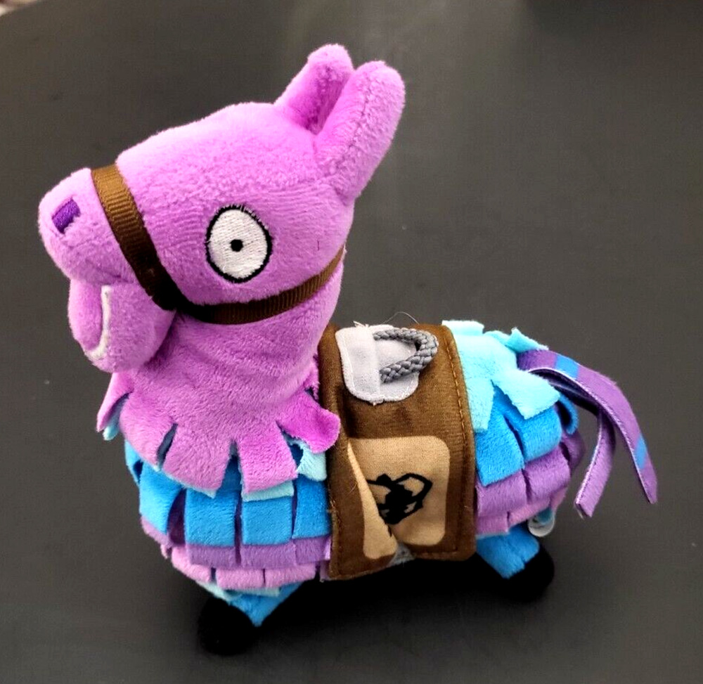 FORTNITE Loot Llama 7" Purple Blue Plush Epic Games 2018